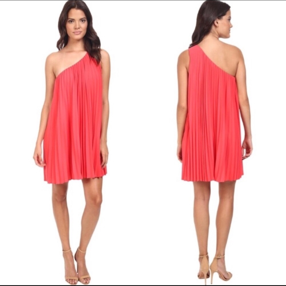 Trina Turk Skylar Shift One Shoulder Dress